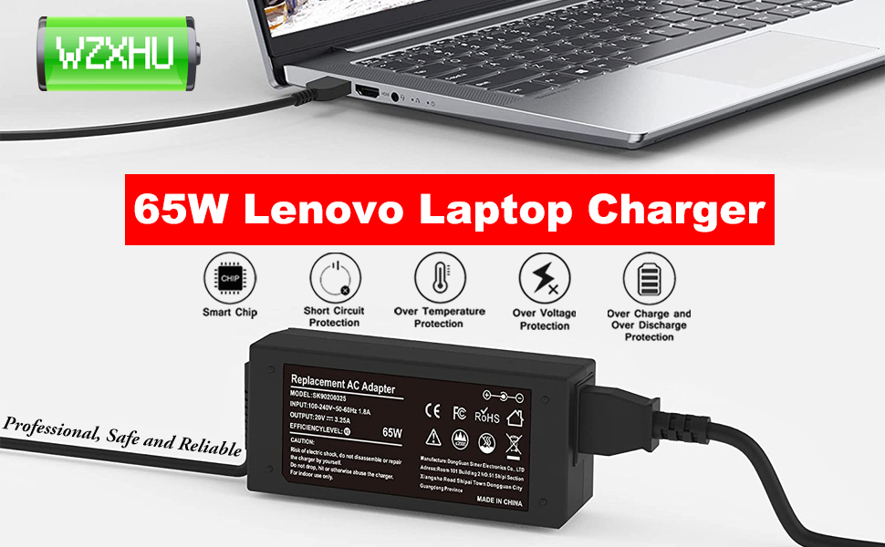 65W Lenovo Laptop charger