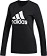 adidas Women's Basic Badge of Sport Long Sleeve Tee