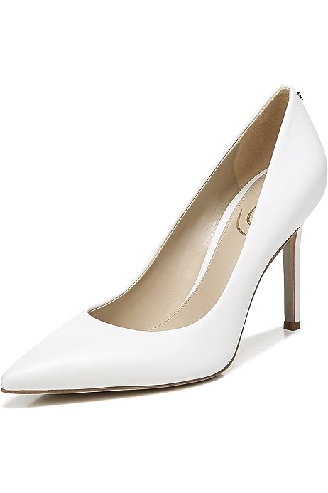 Sam Edelman Women's Hazel Pump, Bright White, 8.5 Medium US