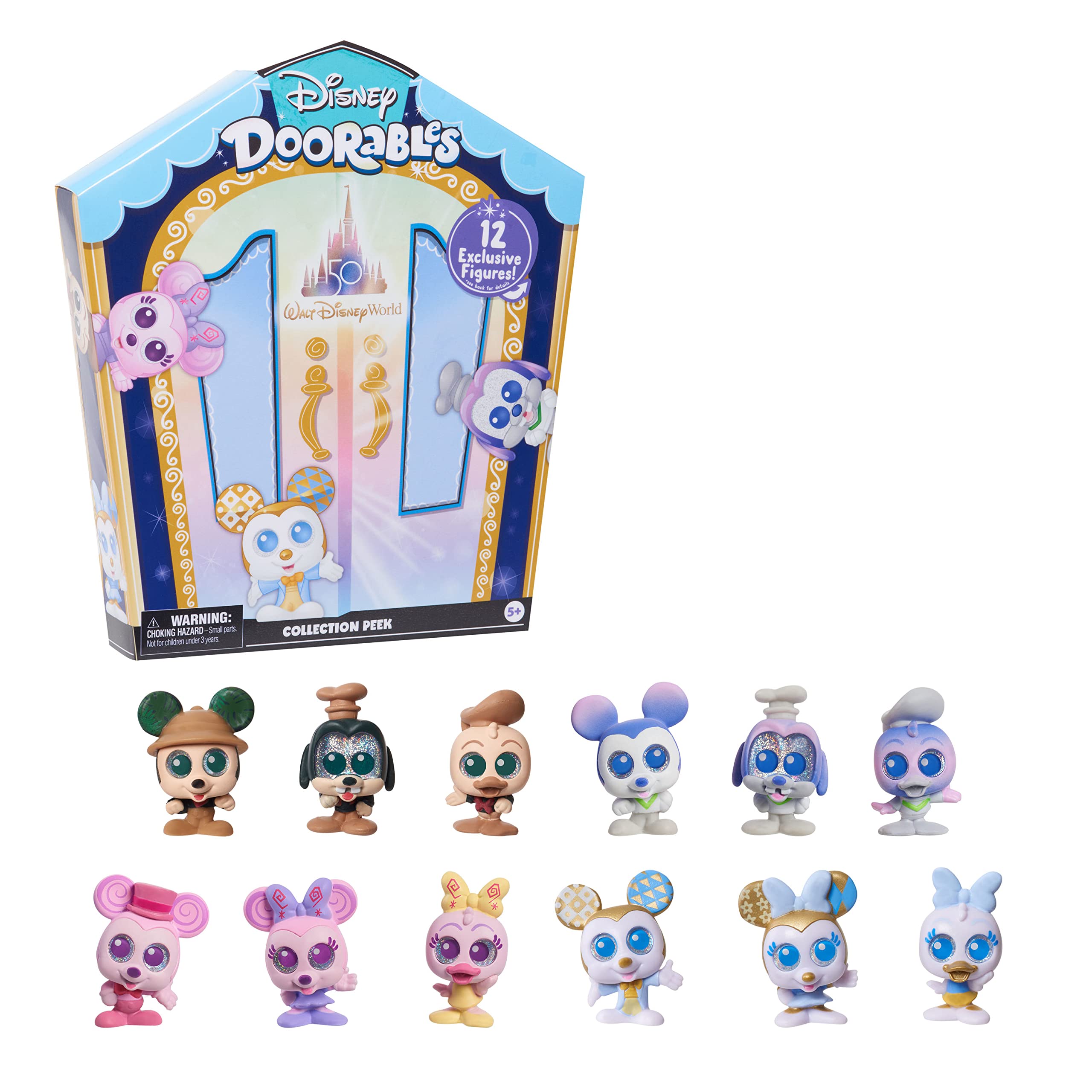 Doorables 50th Anniversary Collector Set, Officially Licensed Kids Toys for Ages 3 Up, Gifts and Presents, Amazon Exclusive