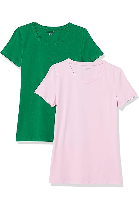 Women's Classic-Fit Short-Sleeve Crewneck T-Shirt, Multipacks