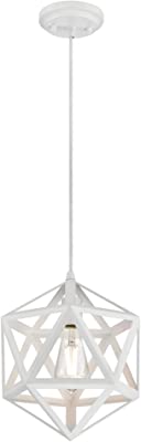 Westinghouse Lighting 6355600 One-Light Indoor, Matte White Finish Pendant