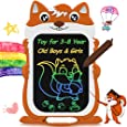 WisaKey Toddler Toys - LCD Writing Tablet for Kids, Colorful Doodle Board Drawing Tablet, Writing and Learning Scribble Board for toddler, Birthday Gift for 3 4 5 6 7 8 Year Old Boys and Girls(Orange)