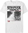 Stranger Things Men's Upside Photo Basic Solid Tee