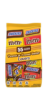 mini individually wrapped assortment bulk candies original peanut butter almond crisper bars