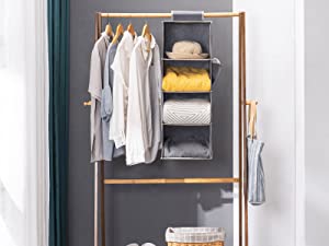 hanging closet organizer