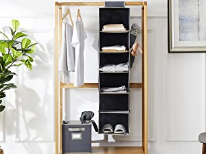 hanging closet organizer