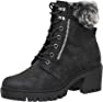 CUSHIONAIRE Women's Riley Lace up boot +Memory Foam