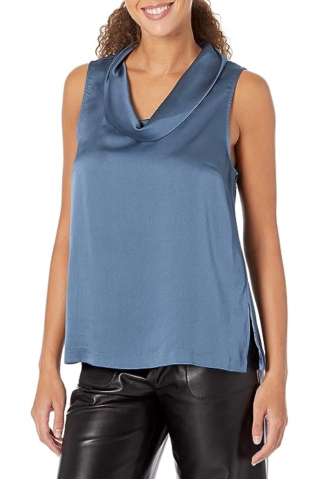 Sleeveless Cowl Neck Top