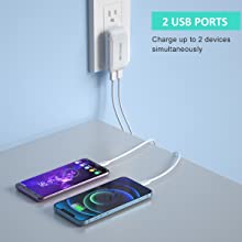 dual charging ports