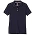 French Toast Girls' Short Sleeve Picot Collar Polo School Uniform Shirt (Standard and Plus)