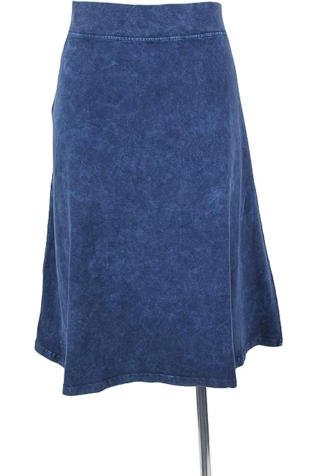 Womens Stonewash A-Line Skirt - 41476