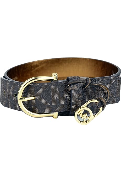 Women's Mk Signature Monogram Logo Wide Belt