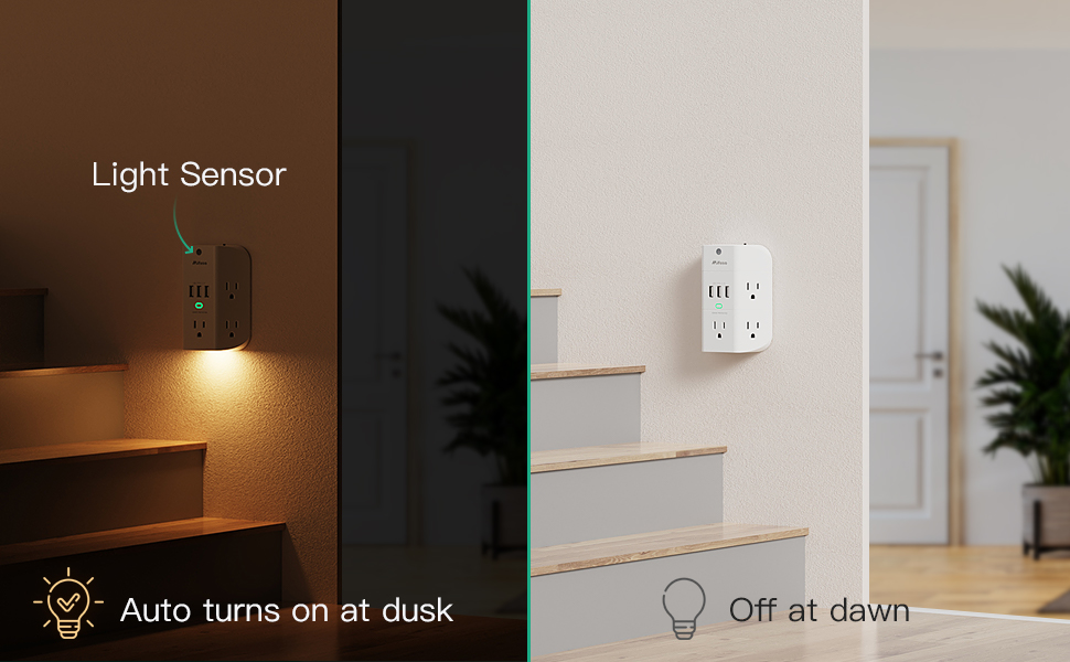 night light outlet extender