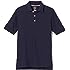 French Toast Boys' Short Sleeve Pique Polo Uniform Shirt (Standard & Husky)