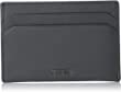 Tumi Nassau Money Clip Card Case Grey Textured One Size