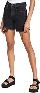 Levi's Women's Premium 501 Mid Thigh Short