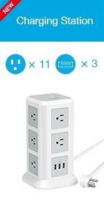 11AC 3USB Power Strip