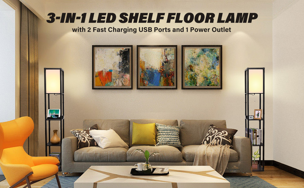 Shelf Floor Lamp