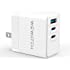 USB C Charger, WEWATCH 65W Foldable Plug Fast Wall Charger 3 Port GaN Tech PD 3.0 PPS Compatible with MacBook Pro/Air, Dell X