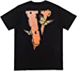 V Letter Shirts Hip Hop T Shirt Big V Graphic Tops Cotton Crew Neck Short Sleeve Tee for Youth Men Women