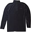 Columbia Mens Pine Ridge Half Zip Fleece Black Pullover Jacket