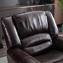 Manual Leather Recliner Chair