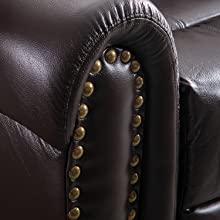 Manual Leather Recliner Chair