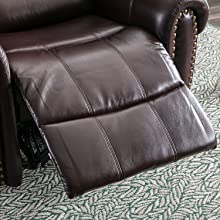 Manual Leather Recliner Chair