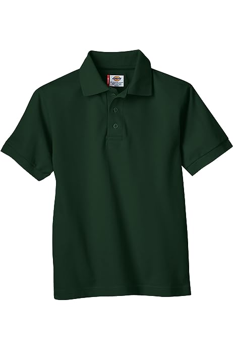 Boys' Short Sleeve Pique Polo