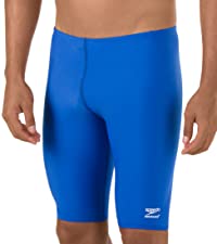 Speedo Men''s Swimsuit Jammer Endurance+ Solid USA Adult