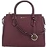 Michael Kors HOPE MEDIUM MESSENGER SATCHEL MERLOT GOLD