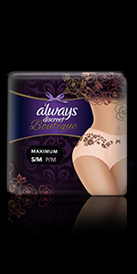 Always Discreet Boutique Rosy Underwear