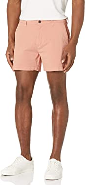 Goodthreads Men's Slim-Fit 5" Flat-Front Comfort Stretch Chino Short