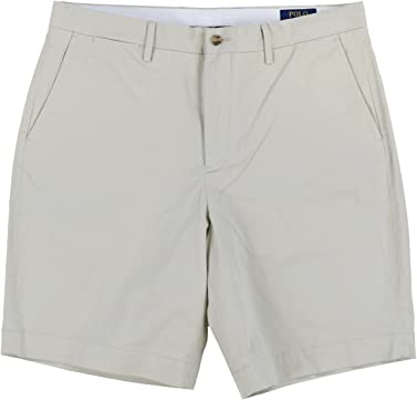 Polo Ralph Lauren Mens Stretch Classic Fit Shorts (32, Basic Sand)