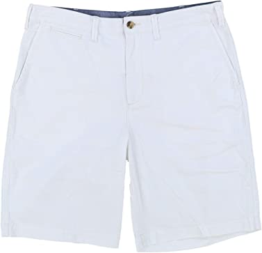 Polo Ralph Lauren Mens Relaxed Fit 10in Chino Shorts (29, White)