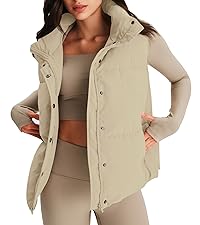 Sleeveless Cropped Puffer Vest