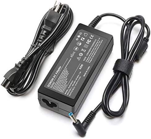 65W 19.5V 3.33A Ac Adapter for HP Pavilion x360 11 13 15, Zbook 14u G4 G5 15u 15 G3, 15-f111dx 15-f211wm 15-f233wm 15-f278nr 15-r052nr 15-r132wm Power Supply Blue Tip