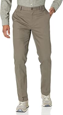 Goodthreads Men's Slim-Fit Wrinkle-Free Comfort Stretch Dress Chino Pant