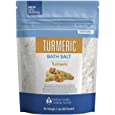 Turmeric Bath Salt 32 Ounces Epsom Salt with Natural Turmeric, Cinnamon, Ylang Ylang, Orange and Grapefruit Essential Oils Plus Vitamin C in BPA Free Pouch with Easy Press-Lock Seal