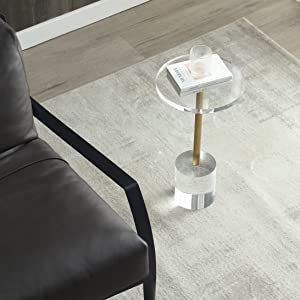 Artmaze Clear Acrylic End Table