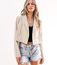 womens cropped blazers