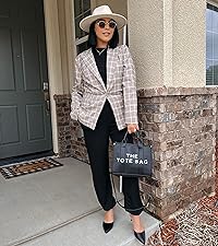 plaid blazers for women