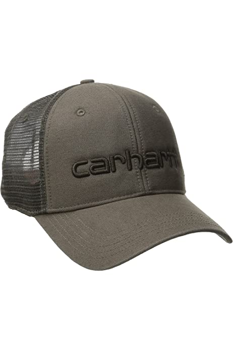 Men's Canvas Mesh-Back Logo Graphic Cap