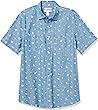 Amazon Essentials Men's Regular-Fit Short-Sleeve Poplin Shirt