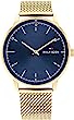 Tommy Hilfiger Men's Quartz Stainless Steel and Mesh Bracelet Watch, Color: Gold (Model: 1791877)