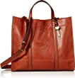 Fossil Women's Carmen Leather Shopper Tote Purse Handbag