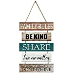 5 strings Farmhouse Retro of slogans,Farmhouse Retro Wall Decoration, Farmhouse Home Sign Plaque Wall Hangingm, for Bedroom, Living Room, Wall,bathroom,etc (A)