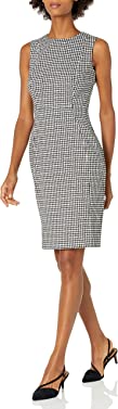 Calvin Klein Women's Sleeveless Fitted Cocktail Sheath Dress