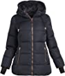 Jessica Simpson Women's Winter Jacket – Sherpa Lined Puffer Parka Windbreaker Coat (S-XL)